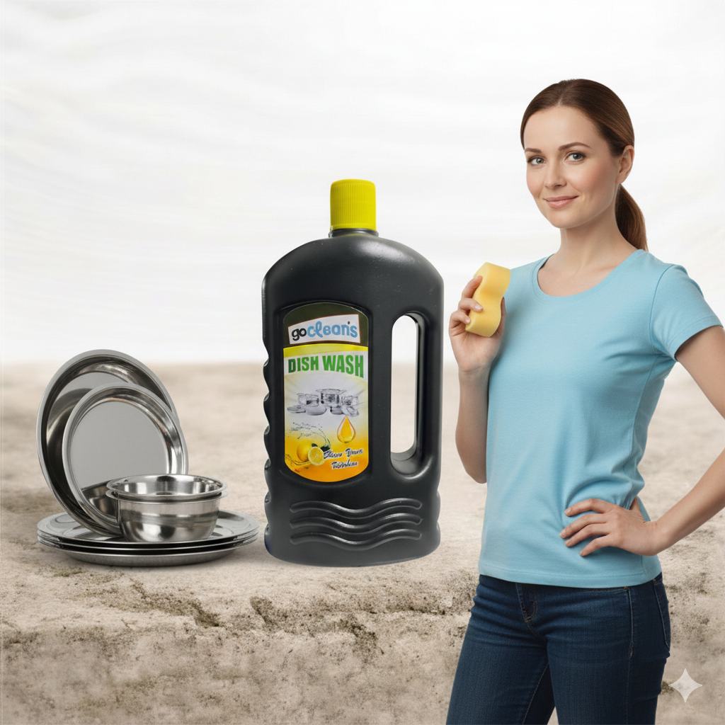 Prime Dishwash Liquid Combo - Pack of 2 (1Ltr + 1Ltr) | Ultra Power Degreaser for Sparkling Clean Utensils