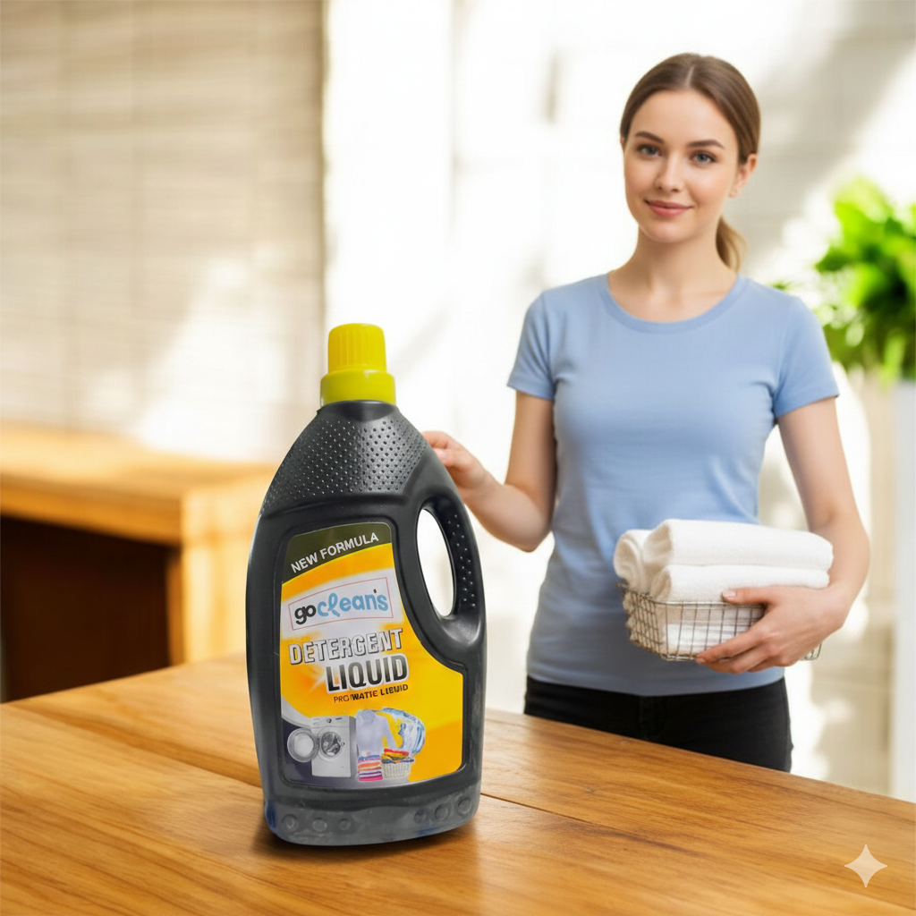 Prime Wash Luxury Liquid Detergent - Fabric Care & Color Protection Formula (1 Litre