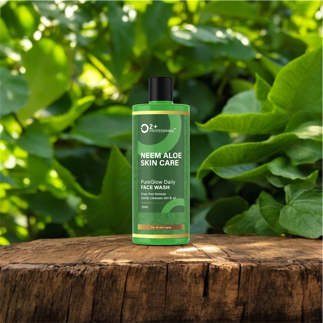 O2 Neem & Aloe Vera Rich Face Wash – Purifying Care for Men & Women