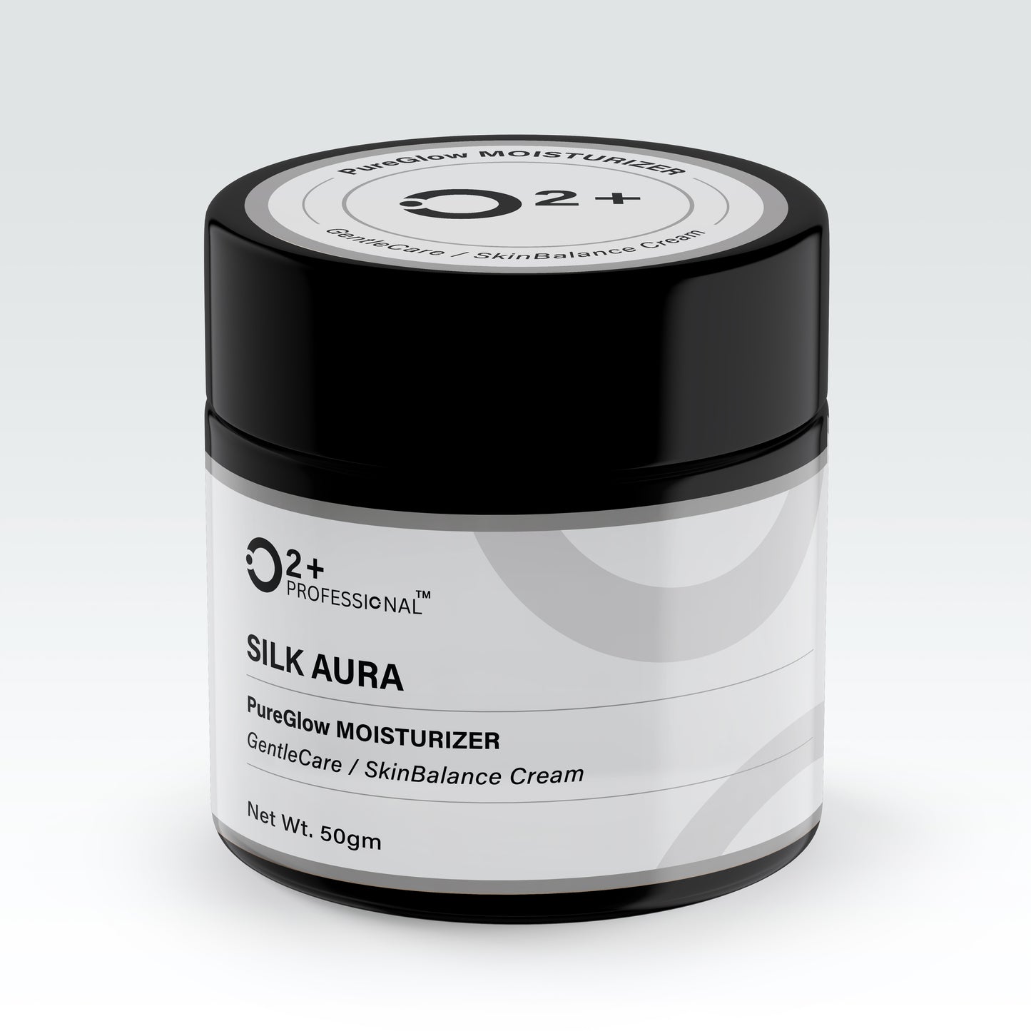 O2+ Professional SILK AURA PureGlow Moisturizer - SkinBalance Hydrating Cream (50g)