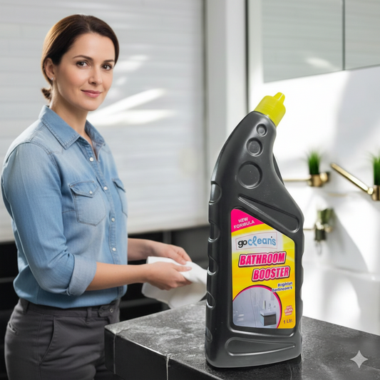 Professional Bathroom & Tile Cleaner - Ultra Power Plus Hard Water Stain Remover & Surface Shiner (1L)